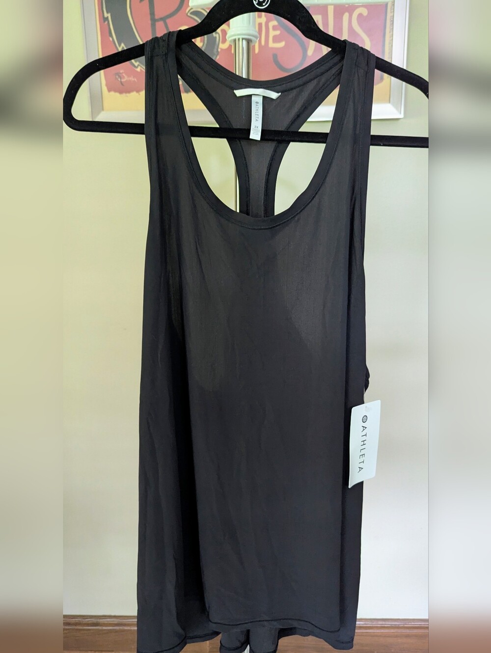 Athleta Ultimate Tank Black 2X NWT Plus Size Workout Racerback $20